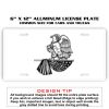 6 X 12 Full Size Aluminum License Plate for Cars and Trucks  Thumbnail