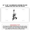 6 X 12 Full Size Aluminum License Plate for Cars and Trucks  Thumbnail