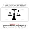 6 X 12 Full Size Aluminum License Plate for Cars and Trucks  Thumbnail