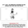 6 X 12 Full Size Aluminum License Plate for Cars and Trucks  Thumbnail
