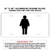 6 X 12 Full Size Aluminum License Plate for Cars and Trucks  Thumbnail