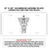 6 X 12 Full Size Aluminum License Plate for Cars and Trucks  Thumbnail