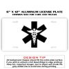 6 X 12 Full Size Aluminum License Plate for Cars and Trucks  Thumbnail