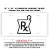 6 X 12 Full Size Aluminum License Plate for Cars and Trucks  Thumbnail
