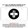 6 X 12 Full Size Aluminum License Plate for Cars and Trucks  Thumbnail