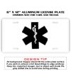 6 X 12 Full Size Aluminum License Plate for Cars and Trucks  Thumbnail