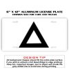 6 X 12 Full Size Aluminum License Plate for Cars and Trucks  Thumbnail