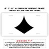 6 X 12 Full Size Aluminum License Plate for Cars and Trucks  Thumbnail
