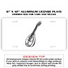 6 X 12 Full Size Aluminum License Plate for Cars and Trucks  Thumbnail