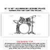 6 X 12 Full Size Aluminum License Plate for Cars and Trucks  Thumbnail