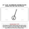 6 X 12 Full Size Aluminum License Plate for Cars and Trucks  Thumbnail