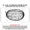 6 X 12 Full Size Aluminum License Plate for Cars and Trucks  Thumbnail