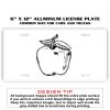 6 X 12 Full Size Aluminum License Plate for Cars and Trucks  Thumbnail
