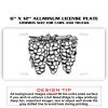 6 X 12 Full Size Aluminum License Plate for Cars and Trucks  Thumbnail