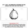 6 X 12 Full Size Aluminum License Plate for Cars and Trucks  Thumbnail