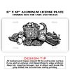 6 X 12 Full Size Aluminum License Plate for Cars and Trucks  Thumbnail