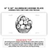 6 X 12 Full Size Aluminum License Plate for Cars and Trucks  Thumbnail