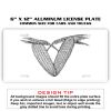 6 X 12 Full Size Aluminum License Plate for Cars and Trucks  Thumbnail