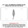 6 X 12 Full Size Aluminum License Plate for Cars and Trucks  Thumbnail