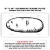 6 X 12 Full Size Aluminum License Plate for Cars and Trucks  Thumbnail