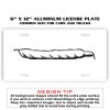 6 X 12 Full Size Aluminum License Plate for Cars and Trucks  Thumbnail
