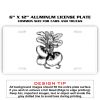 6 X 12 Full Size Aluminum License Plate for Cars and Trucks  Thumbnail