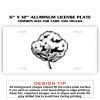 6 X 12 Full Size Aluminum License Plate for Cars and Trucks  Thumbnail