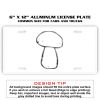 6 X 12 Full Size Aluminum License Plate for Cars and Trucks  Thumbnail