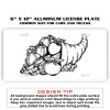 6 X 12 Full Size Aluminum License Plate for Cars and Trucks  Thumbnail