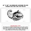 6 X 12 Full Size Aluminum License Plate for Cars and Trucks  Thumbnail