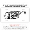 6 X 12 Full Size Aluminum License Plate for Cars and Trucks  Thumbnail