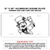 6 X 12 Full Size Aluminum License Plate for Cars and Trucks  Thumbnail