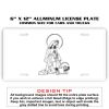6 X 12 Full Size Aluminum License Plate for Cars and Trucks  Thumbnail
