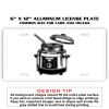 6 X 12 Full Size Aluminum License Plate for Cars and Trucks  Thumbnail