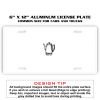 6 X 12 Full Size Aluminum License Plate for Cars and Trucks  Thumbnail