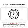 6 X 12 Full Size Aluminum License Plate for Cars and Trucks  Thumbnail