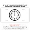 6 X 12 Full Size Aluminum License Plate for Cars and Trucks  Thumbnail