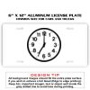 6 X 12 Full Size Aluminum License Plate for Cars and Trucks  Thumbnail