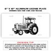6 X 12 Full Size Aluminum License Plate for Cars and Trucks  Thumbnail