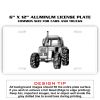 6 X 12 Full Size Aluminum License Plate for Cars and Trucks  Thumbnail