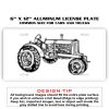 6 X 12 Full Size Aluminum License Plate for Cars and Trucks  Thumbnail