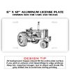 6 X 12 Full Size Aluminum License Plate for Cars and Trucks  Thumbnail