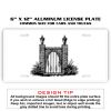 6 X 12 Full Size Aluminum License Plate for Cars and Trucks  Thumbnail