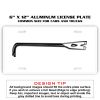 6 X 12 Full Size Aluminum License Plate for Cars and Trucks  Thumbnail