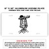 6 X 12 Full Size Aluminum License Plate for Cars and Trucks  Thumbnail