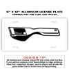 6 X 12 Full Size Aluminum License Plate for Cars and Trucks 6 X 12 Full Size Aluminum License Plate for Cars and Trucks Thumbnail