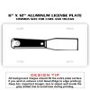 6 X 12 Full Size Aluminum License Plate for Cars and Trucks  Thumbnail