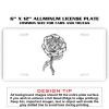 6 X 12 Full Size Aluminum License Plate for Cars and Trucks  Thumbnail