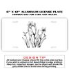 6 X 12 Full Size Aluminum License Plate for Cars and Trucks  Thumbnail