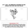 6 X 12 Full Size Aluminum License Plate for Cars and Trucks  Thumbnail